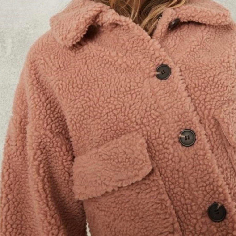 misguided teddy jacket - Picture 2 of 6